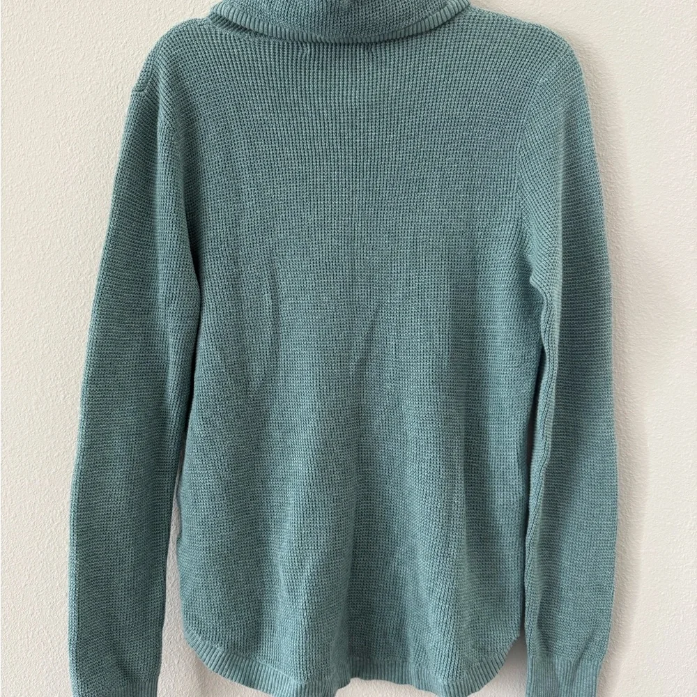 Ralph Lauren Teal Cowl Neck Sweater - Picture 5 of 6